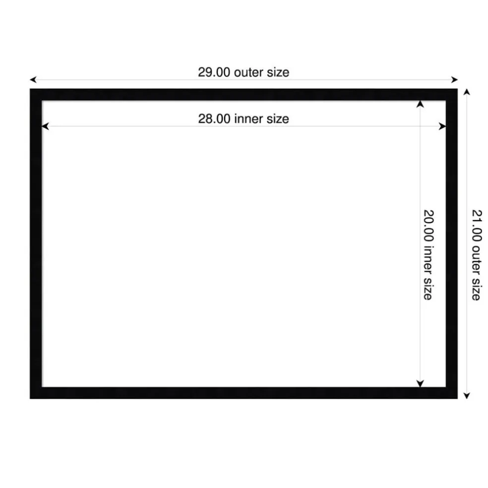 Svelte Framed Dry Erase Magnetic Board