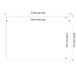 Svelte Framed Dry Erase Magnetic Board