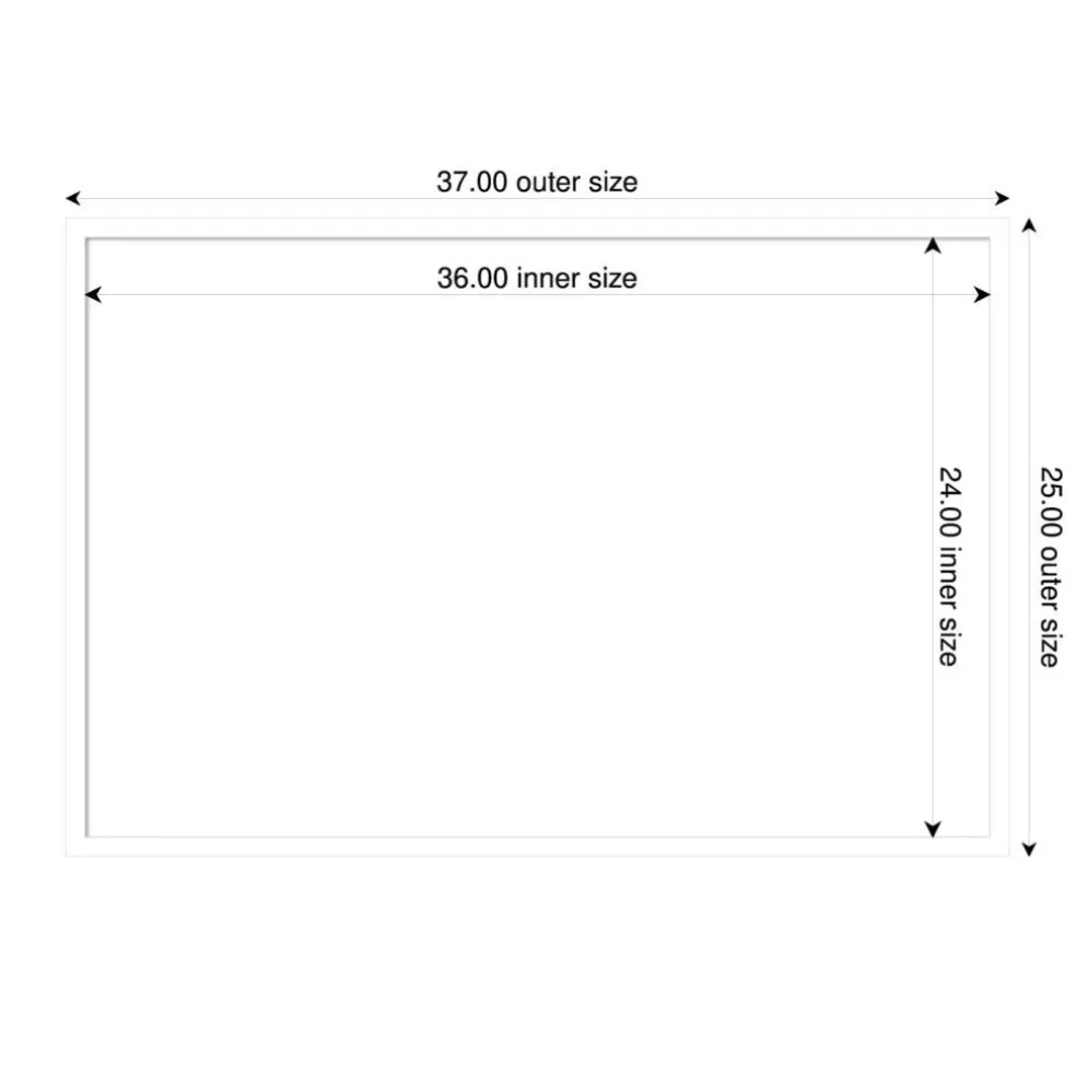 Svelte Framed Dry Erase Magnetic Board