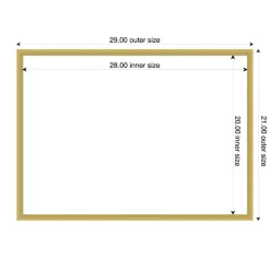 Svelte Framed Dry Erase Magnetic Board