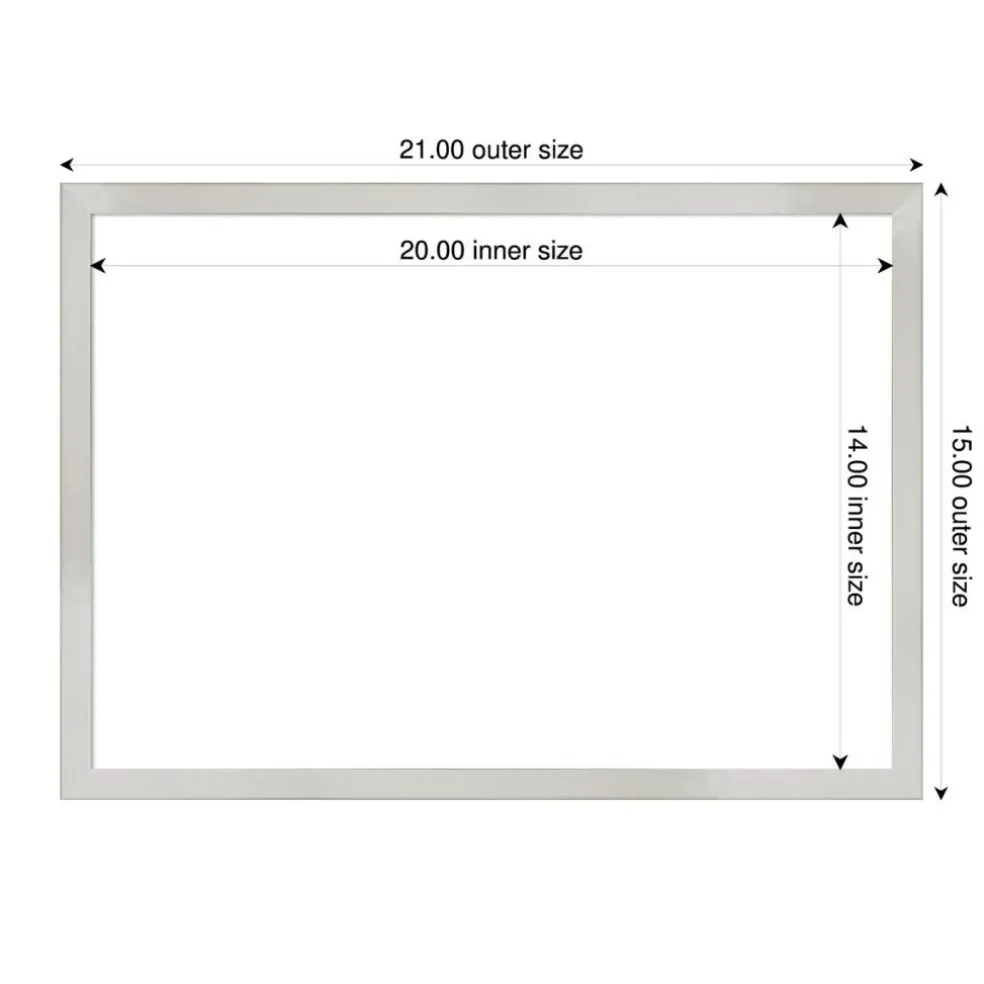 Svelte Framed Dry Erase Magnetic Board