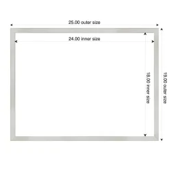 Svelte Framed Dry Erase Magnetic Board