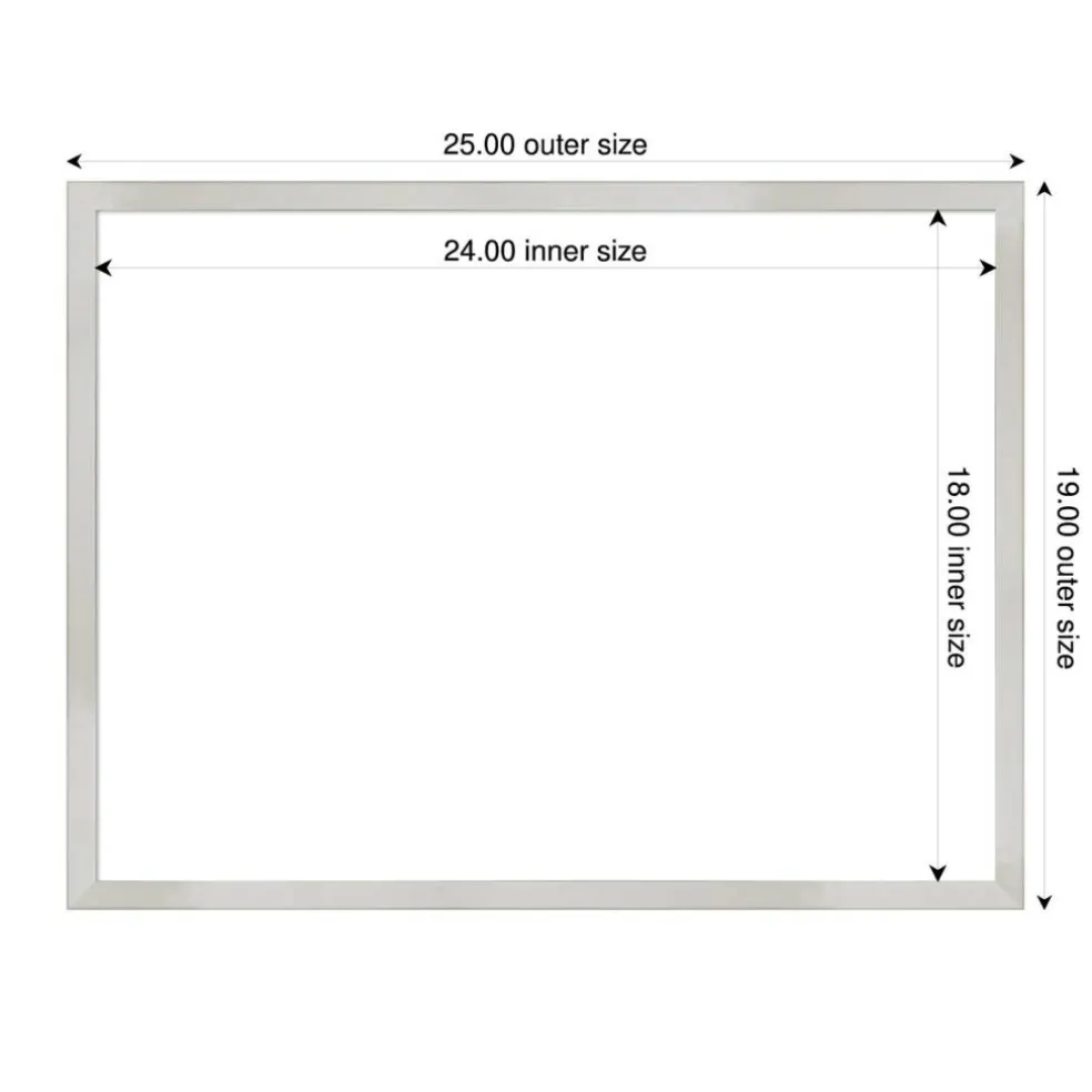Svelte Framed Dry Erase Magnetic Board