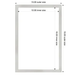 Svelte Framed Dry Erase Magnetic Board