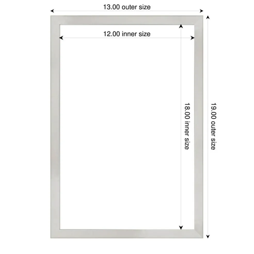 Svelte Framed Dry Erase Magnetic Board