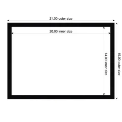 Svelte Framed Dry Erase Magnetic Board