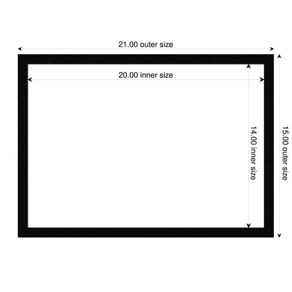 Svelte Framed Dry Erase Magnetic Board
