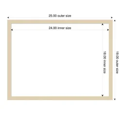 Svelte Framed Dry Erase Magnetic Board