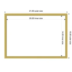 Svelte Framed Dry Erase Magnetic Board