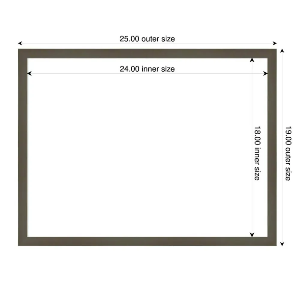 Svelte Framed Dry Erase Magnetic Board