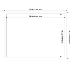 Svelte Framed Dry Erase Magnetic Board
