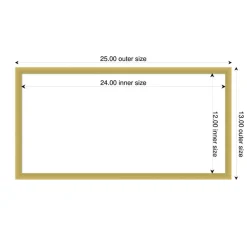 Svelte Framed Dry Erase Magnetic Board