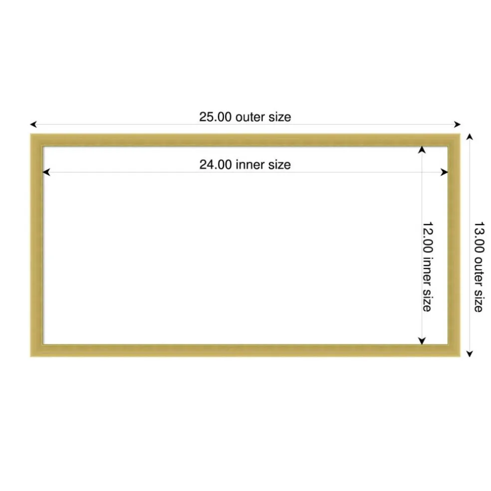 Svelte Framed Dry Erase Magnetic Board