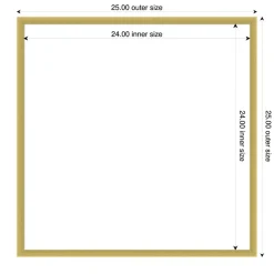 Svelte Framed Dry Erase Magnetic Board