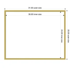 Svelte Framed Dry Erase Magnetic Board