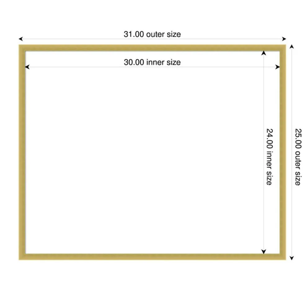 Svelte Framed Dry Erase Magnetic Board