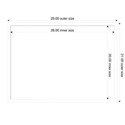 Svelte Framed Dry Erase Magnetic Board