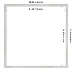 Svelte Framed Dry Erase Magnetic Board