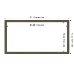 Svelte Framed Dry Erase Magnetic Board