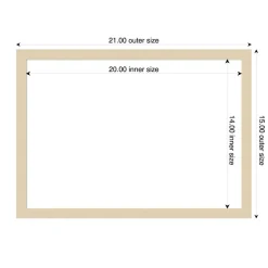 Svelte Framed Dry Erase Magnetic Board