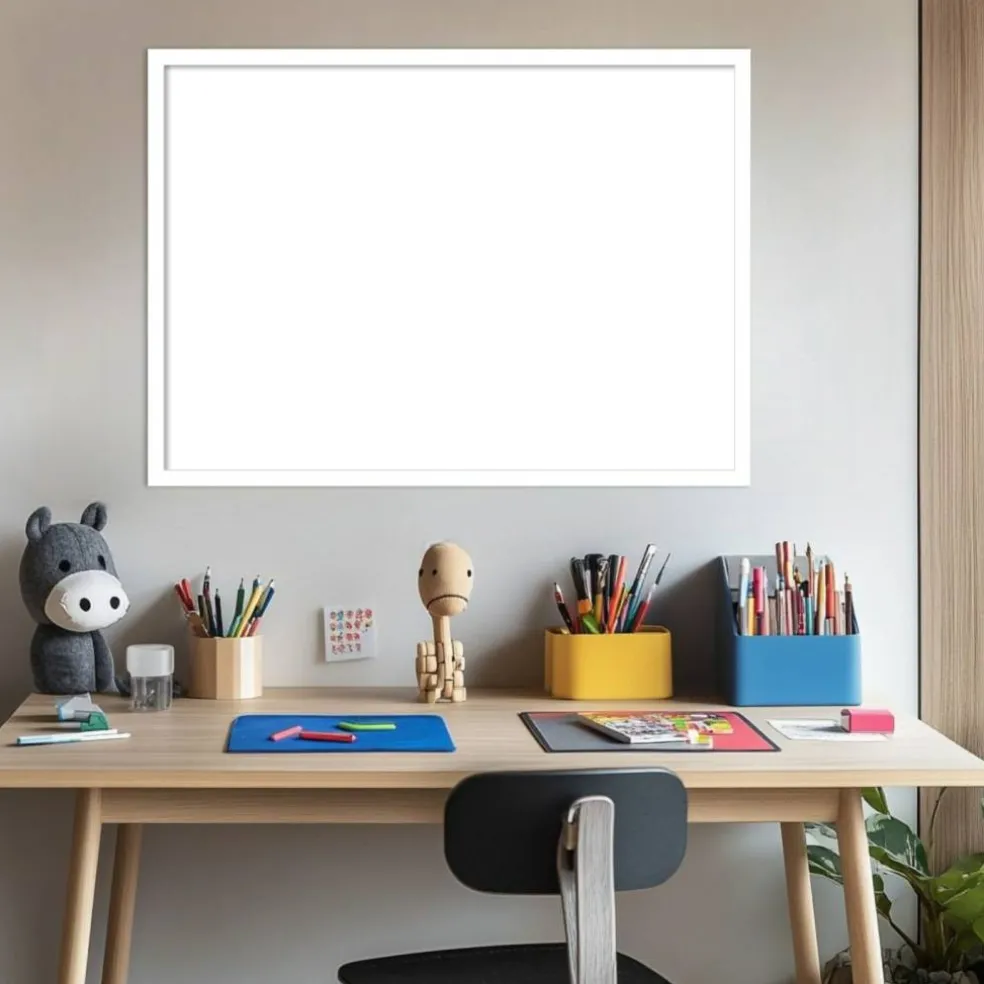 Svelte Framed Dry Erase Magnetic Board