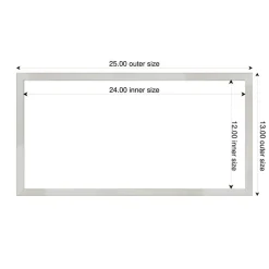 Svelte Framed Dry Erase Magnetic Board