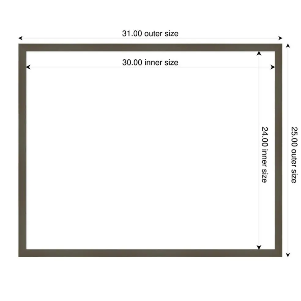 Svelte Framed Dry Erase Magnetic Board