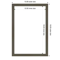 Svelte Framed Dry Erase Magnetic Board