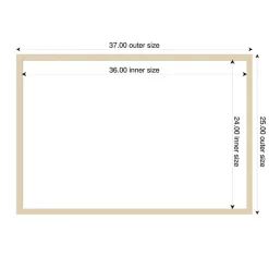 Svelte Framed Dry Erase Magnetic Board