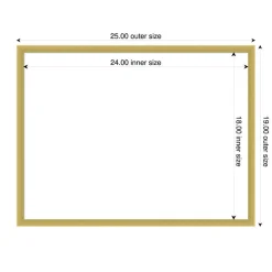 Svelte Framed Dry Erase Magnetic Board