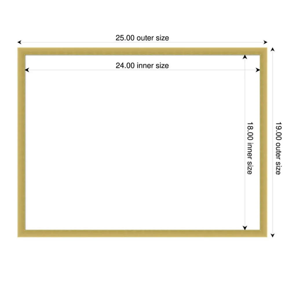Svelte Framed Dry Erase Magnetic Board