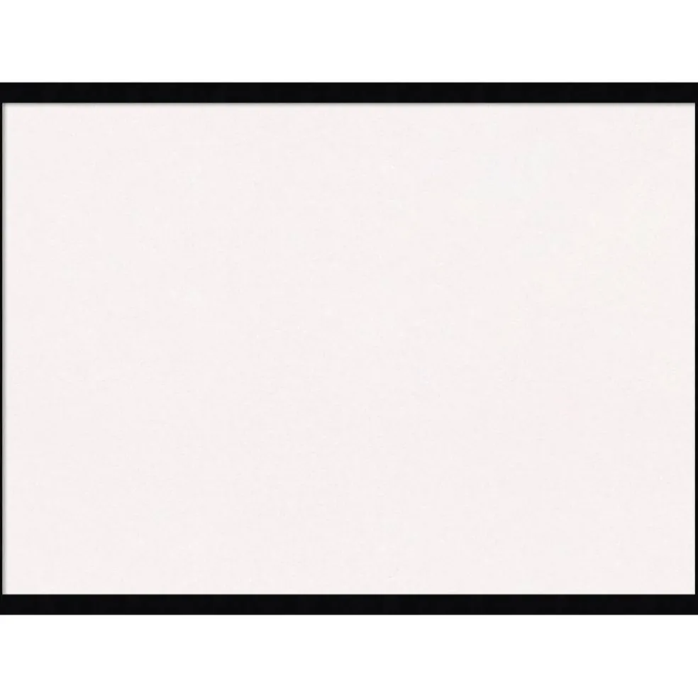 Svelte Wood Framed Corkboard, White Cork