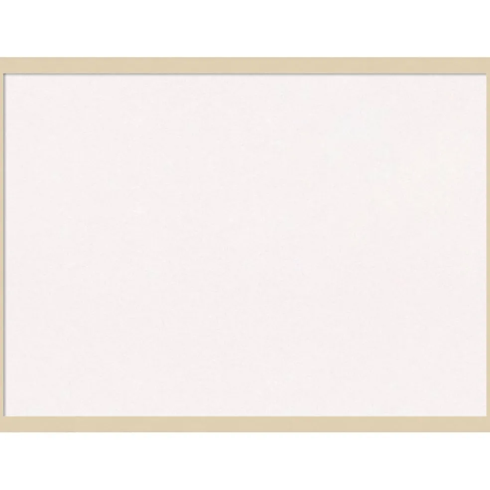 Svelte Wood Framed Corkboard, White Cork
