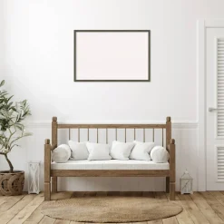 Svelte Wood Framed Corkboard, White Cork