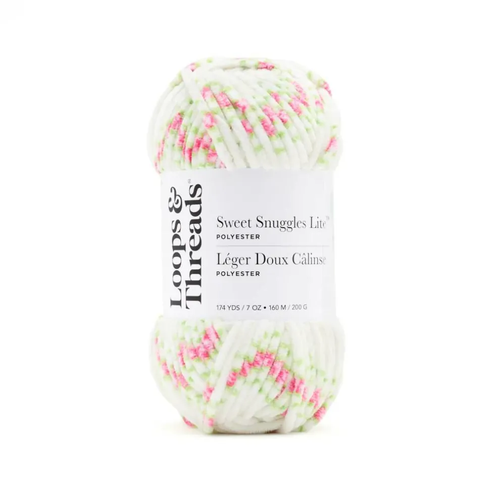 Sweet Snuggles Lite Blossom™ Yarn by Loops & Threads