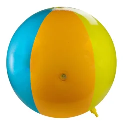 Swim Central 2.9ft. Inflatable Vibrantly Colored 6-Panel Splash & Spray Ball
