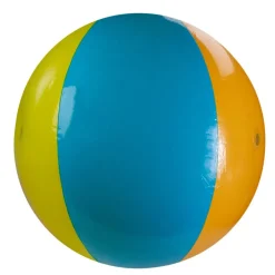 Swim Central 2.9ft. Inflatable Vibrantly Colored 6-Panel Splash & Spray Ball