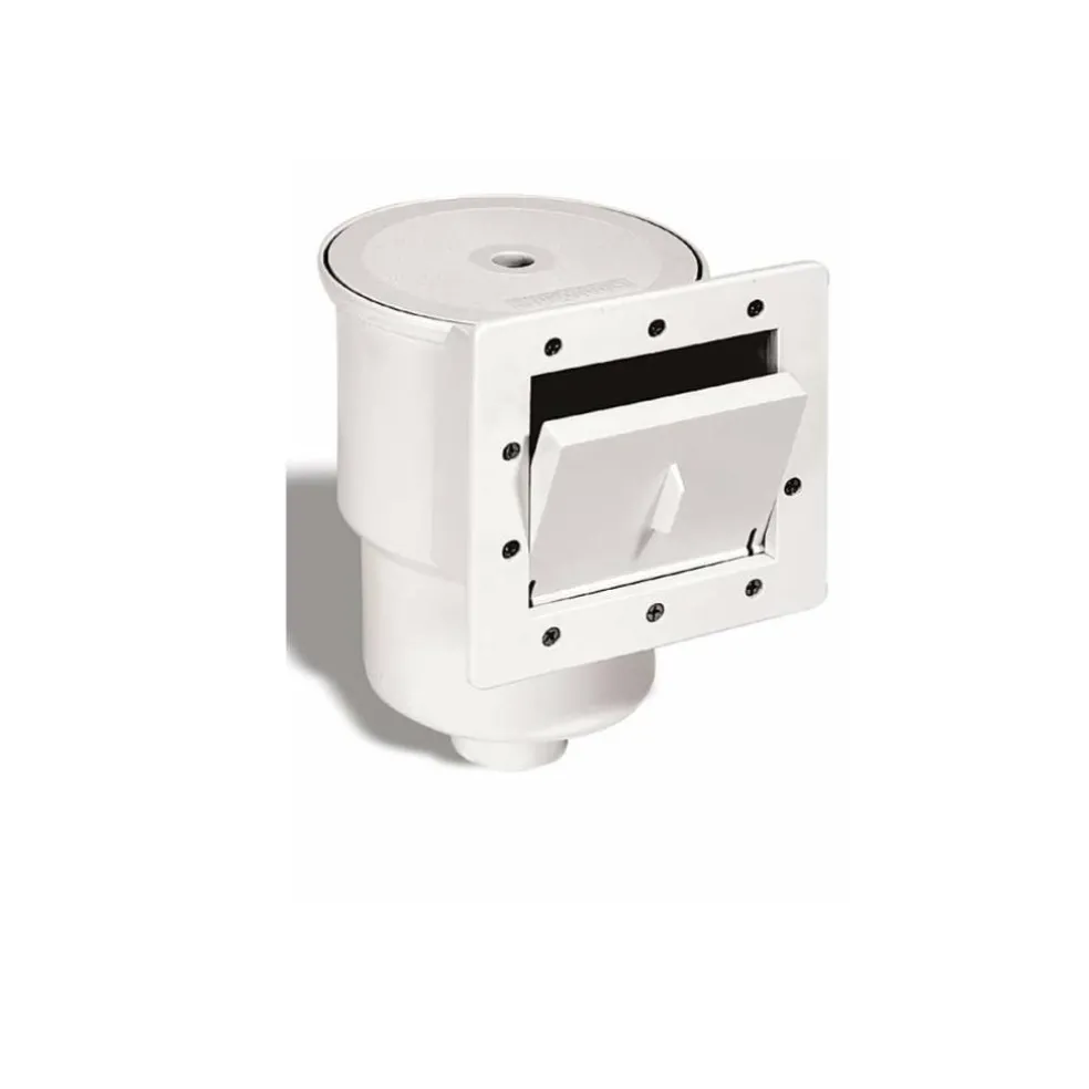 Swim Central HydroTools 11.5" White Above-Ground Swimming Pool ABS Thru-Wall Skimmer