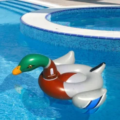 Swim Central 88" Inflatable Giant Mallard Decoy Duck Swimming Pool Float