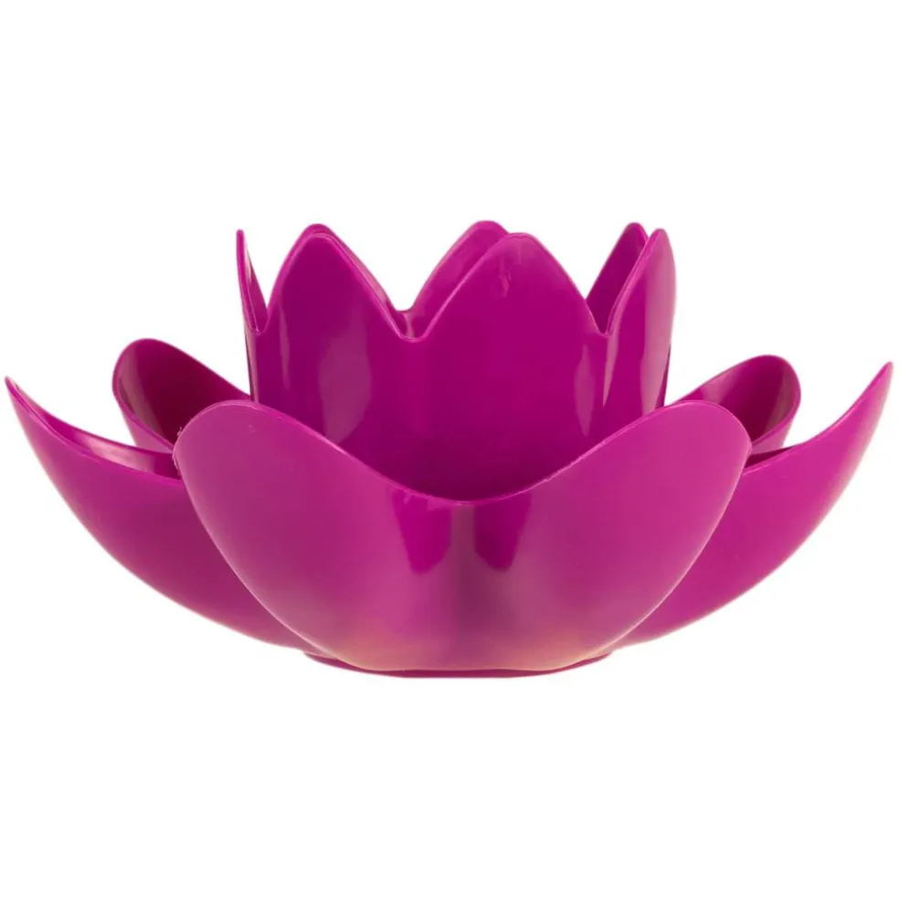 Swim Central 7.5" Magenta Hydro Tools Pool or Spa Floating Flower Candle Light