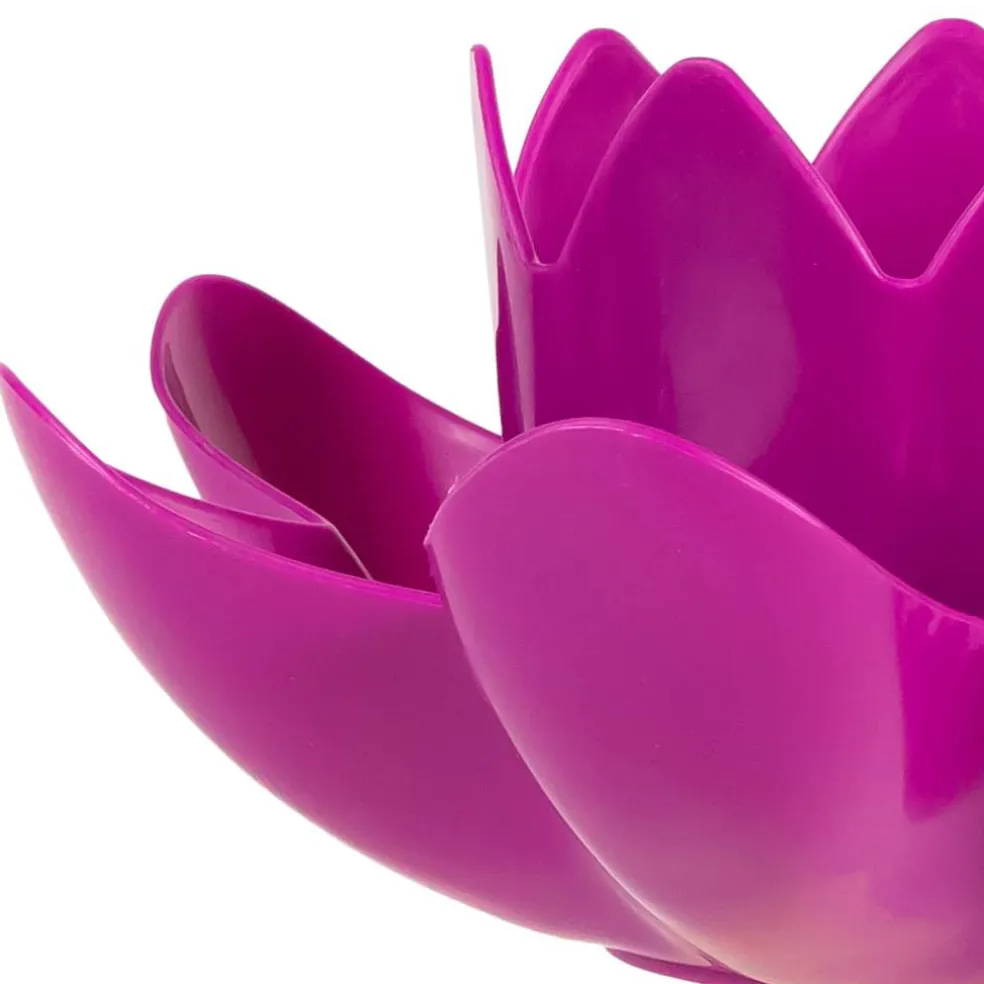 Swim Central 7.5" Magenta Hydro Tools Pool or Spa Floating Flower Candle Light