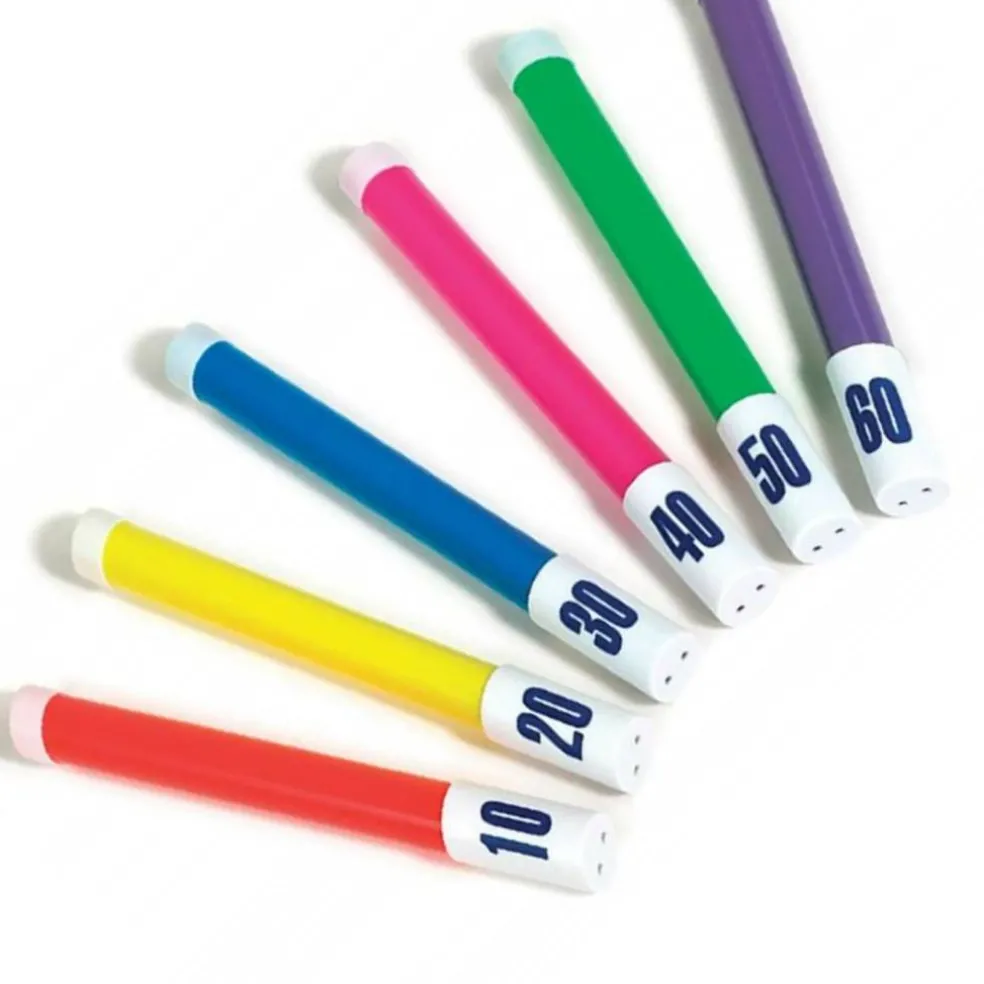 Swim Central 8.25" Vibrantly Colored Flexible Dive Stick Swimming Pool Toy Set