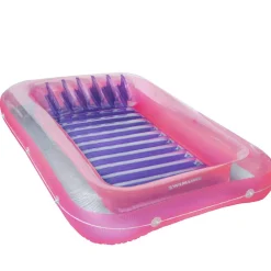 Swimline 6ft. Inflatable Pink & Purple Water Sports Pool Raft Lounger
