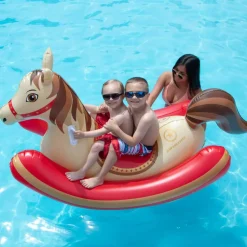Swimline 81" Hobby Horse Rocker Inflatable Ride-On Pool Float