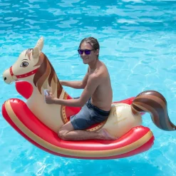 Swimline 81" Hobby Horse Rocker Inflatable Ride-On Pool Float
