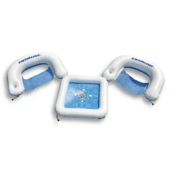 Swimline Inflatable Poker Table & Chairs with Waterproof Playing Cards Set