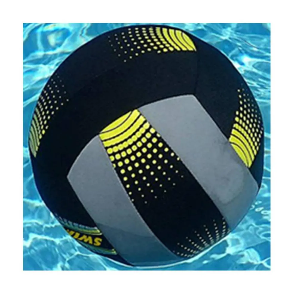 Swimline Neoprene Swimming Pool Volleyball - 7" - Black and Gray
