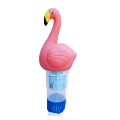 Swimline 12" Pink Flamingo Floating Pool Chlorine Dispenser
