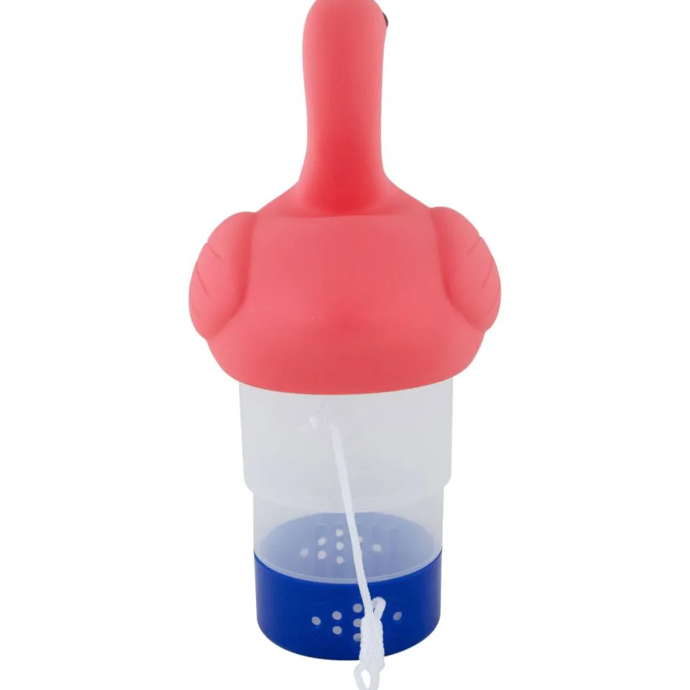 Swimline 12" Pink Flamingo Floating Pool Chlorine Dispenser