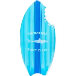 Swimline Shark Bite Surfboard Swimming Pool Inflatable Raft - 73" - Blue